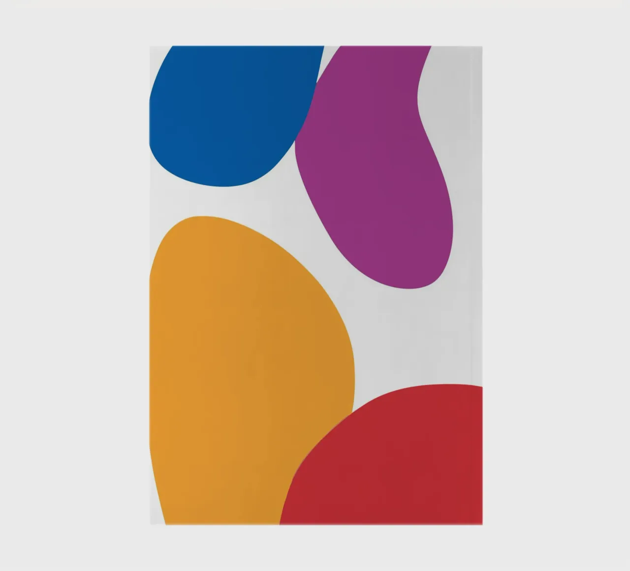 abstract and colorful shapes notebook by HicksShop