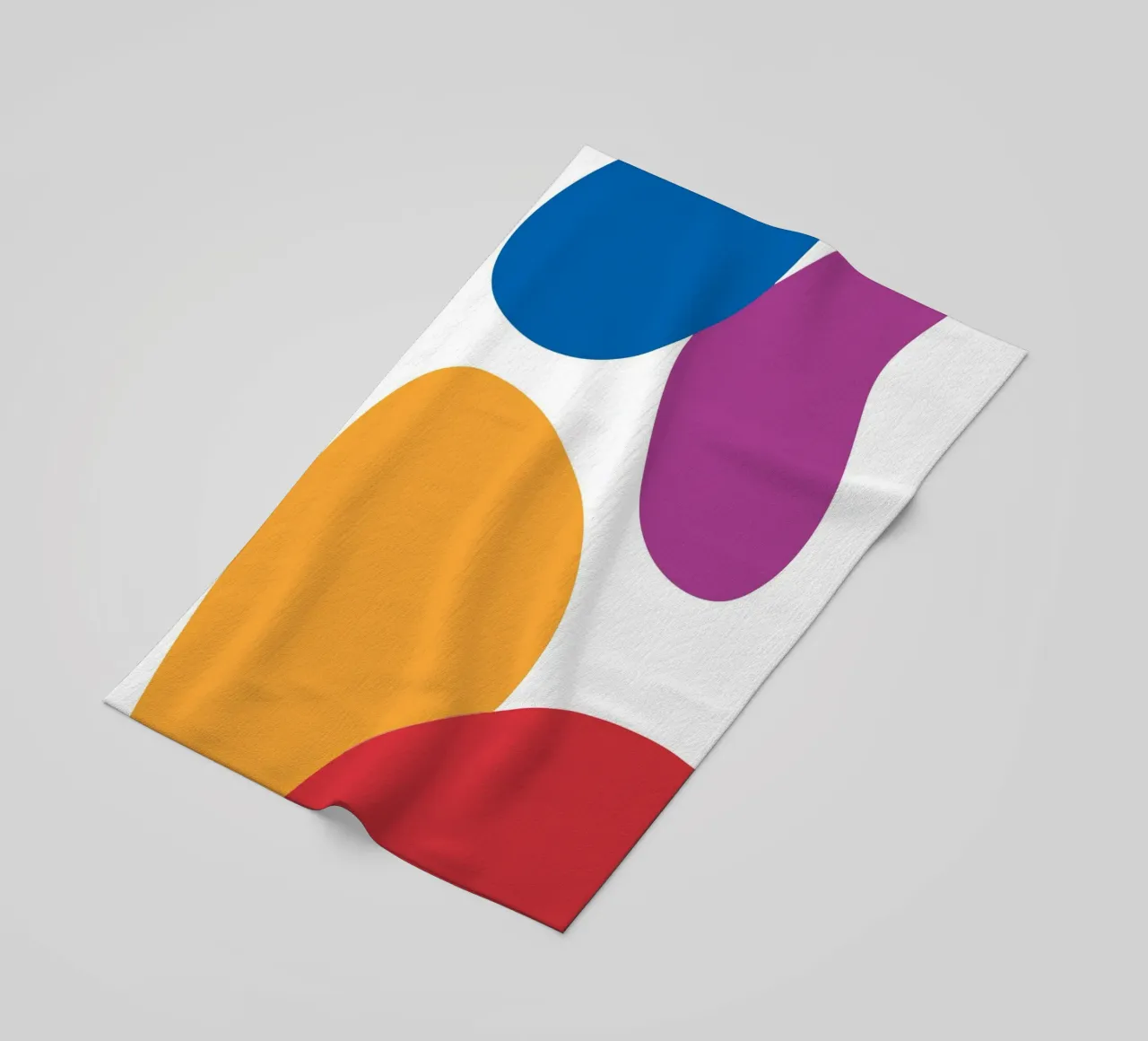 forme astratte e colorate telo mare da HicksShop