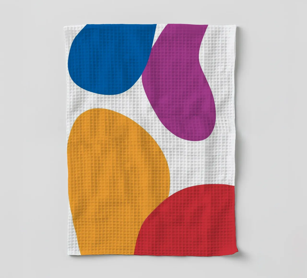 forme astratte e colorate canovaccio da cucina da HicksShop