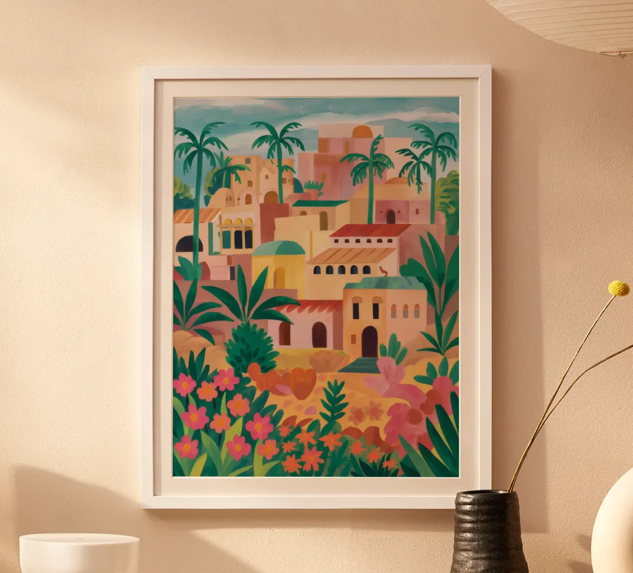 Tonalità del villaggio di Hillside poster da Haven Mirage
