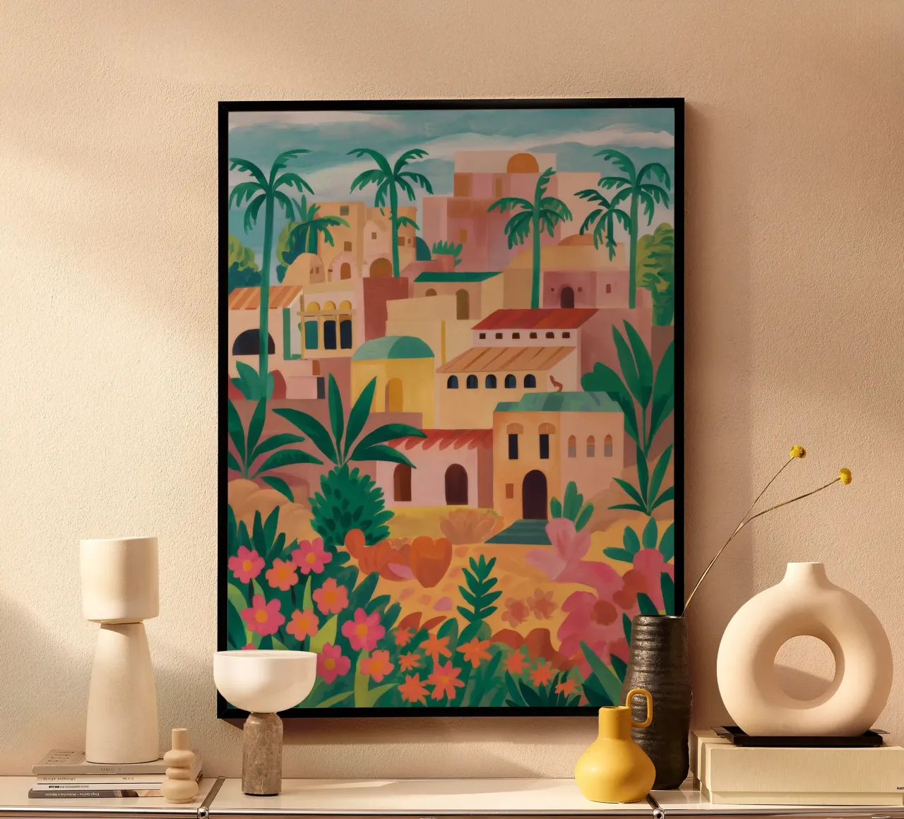 Tonalità del villaggio di Hillside poster da Haven Mirage
