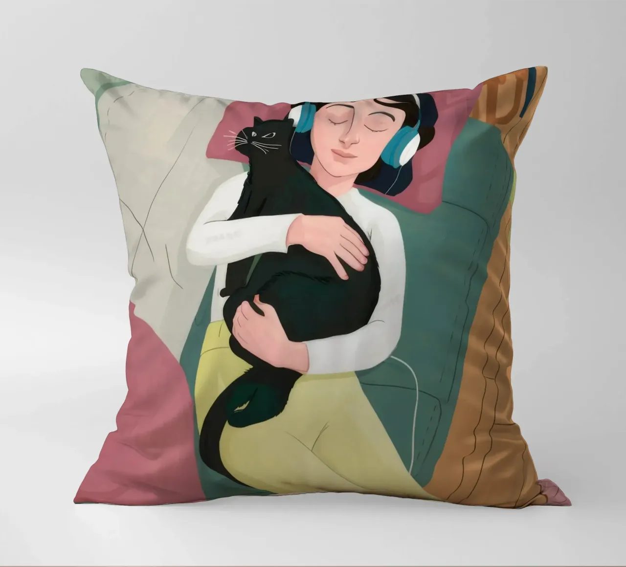 Abbraccio d'amore Melodia cuscino da Chroma Haven