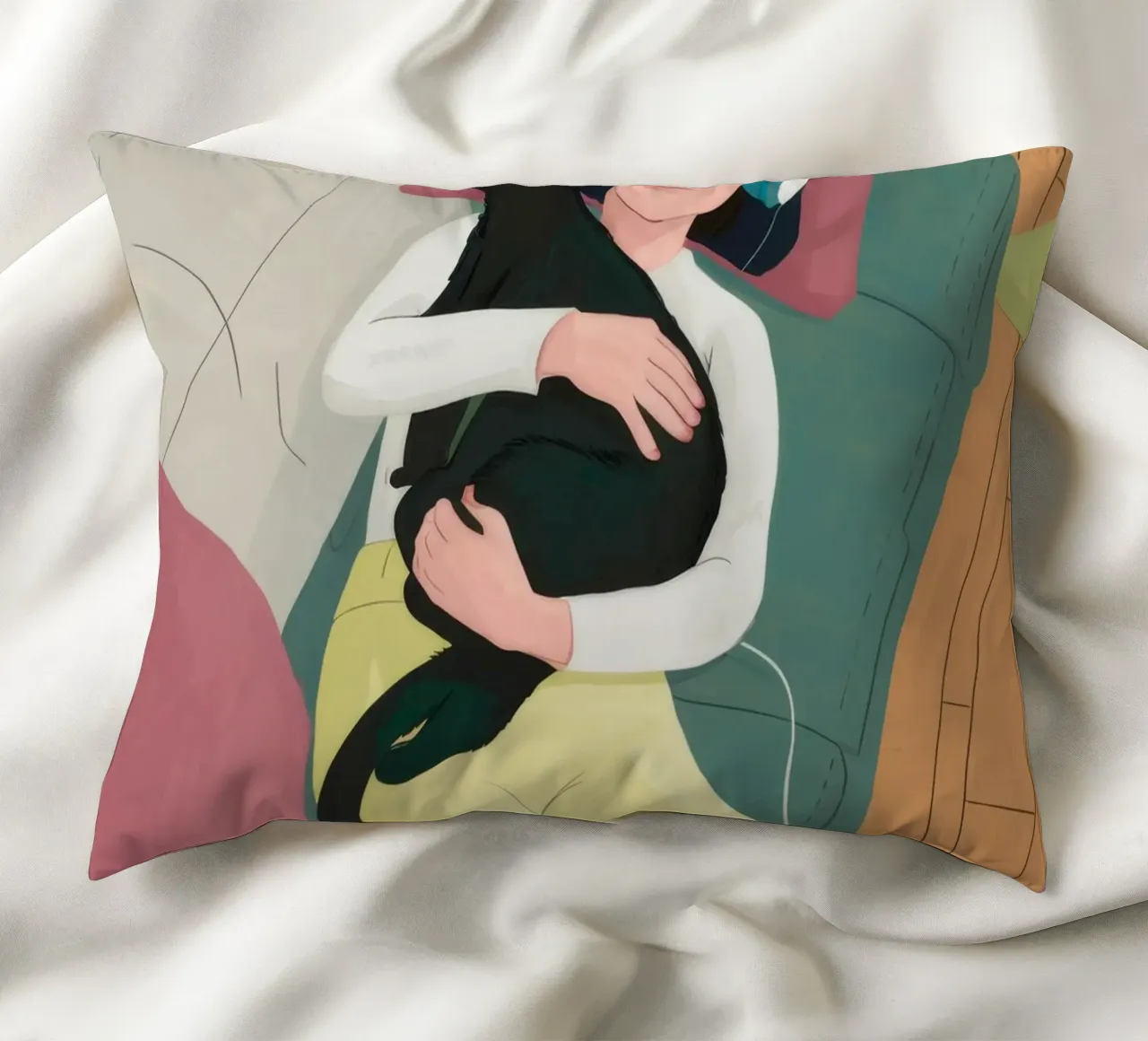 Abbraccio d'amore Melodia cuscino da Chroma Haven
