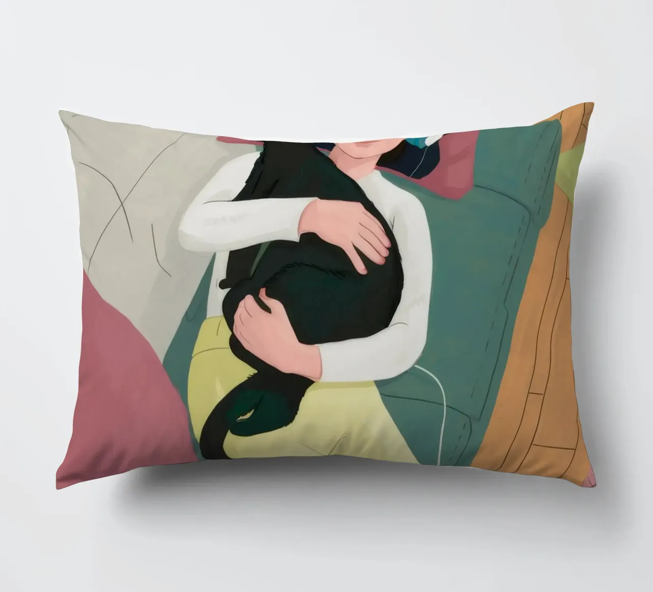 Abbraccio d'amore Melodia cuscino da Chroma Haven