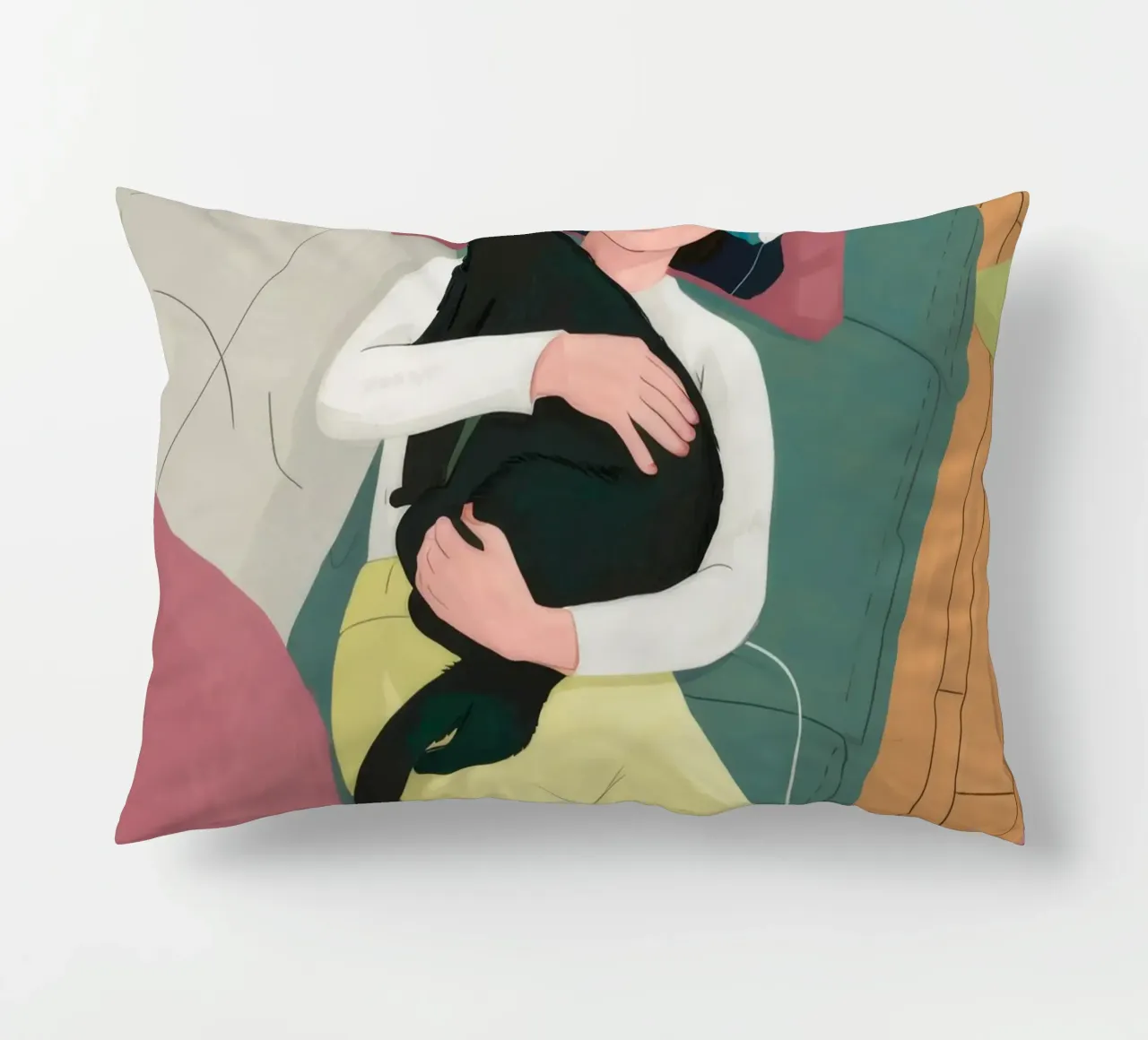 Abbraccio d'amore Melodia cuscino da Chroma Haven