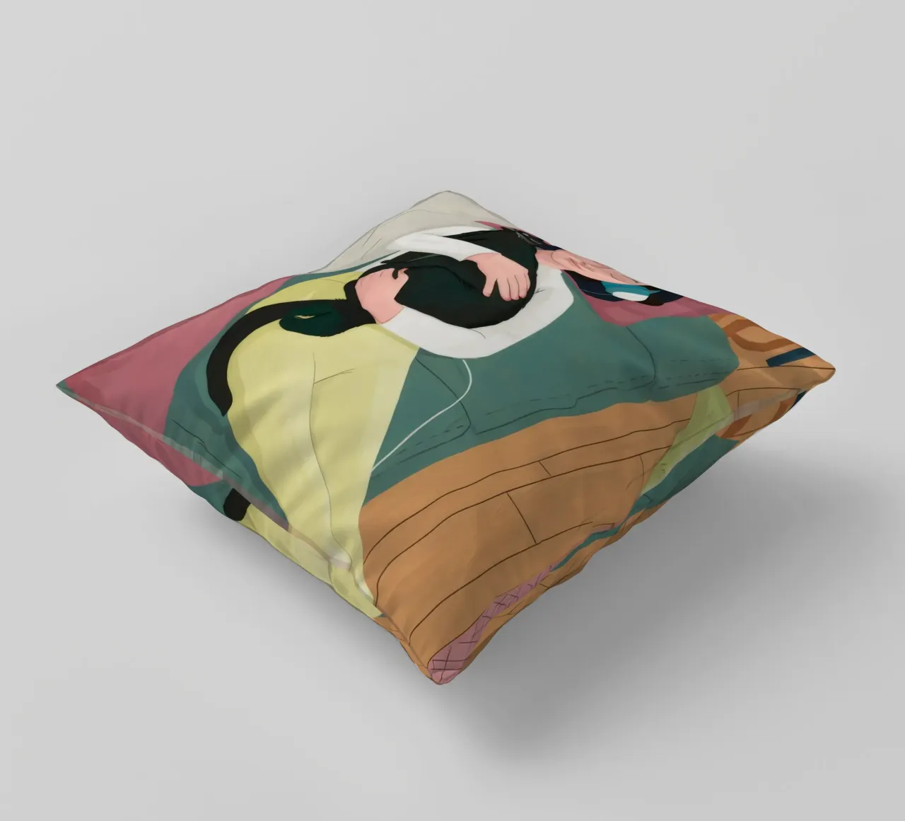 Abbraccio d'amore Melodia cuscino da Chroma Haven