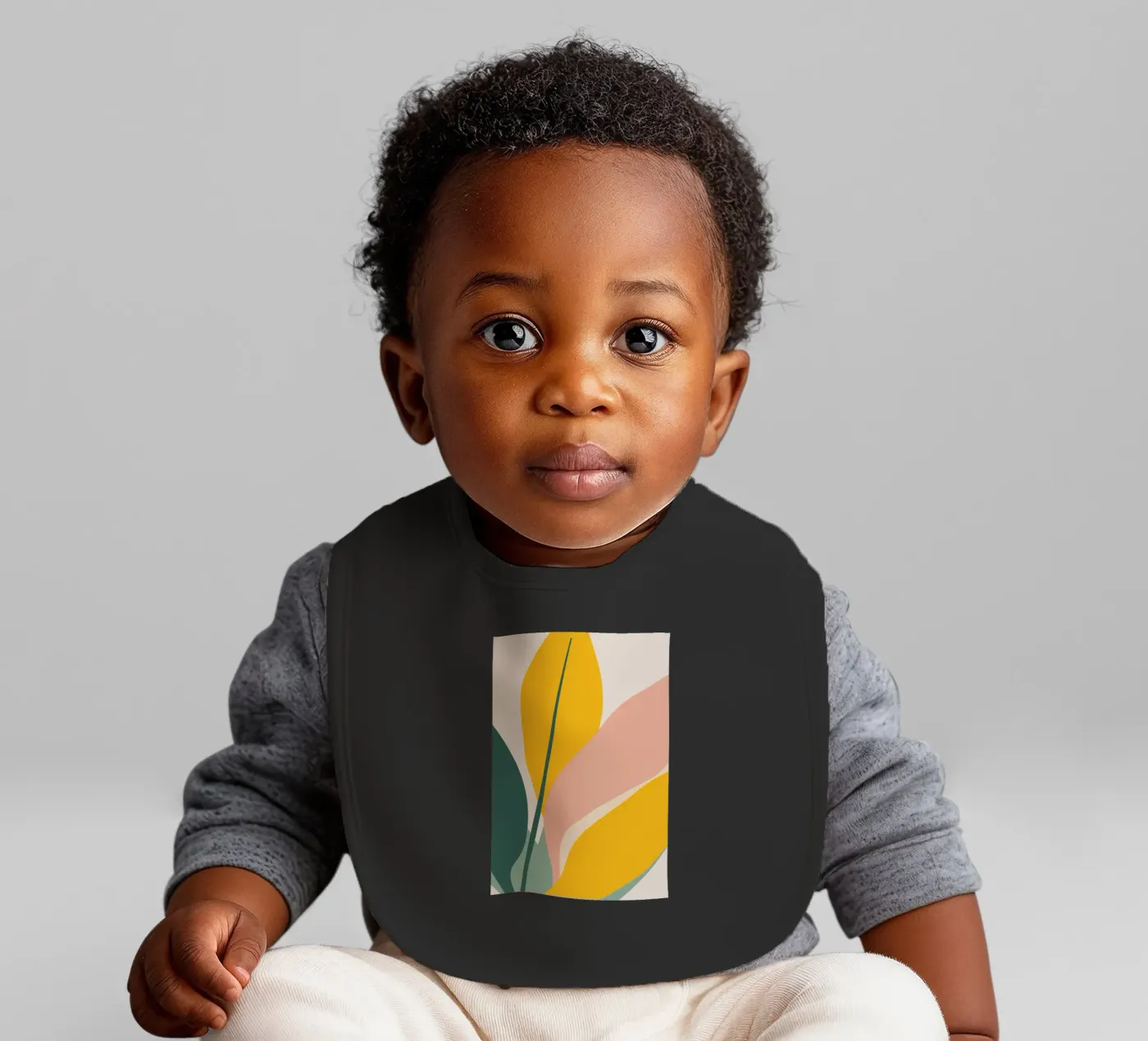 Visuele rust baby slabbetje van HicksShop