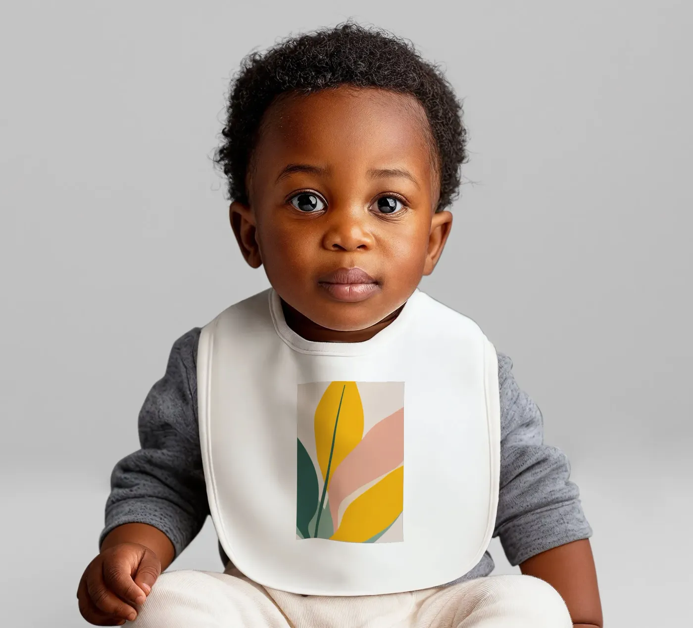 Visuele rust baby slabbetje van HicksShop