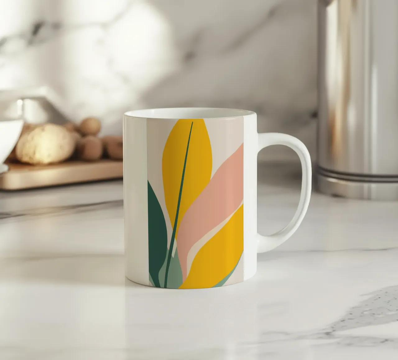Visual tranquility ceramic mug by HicksShop