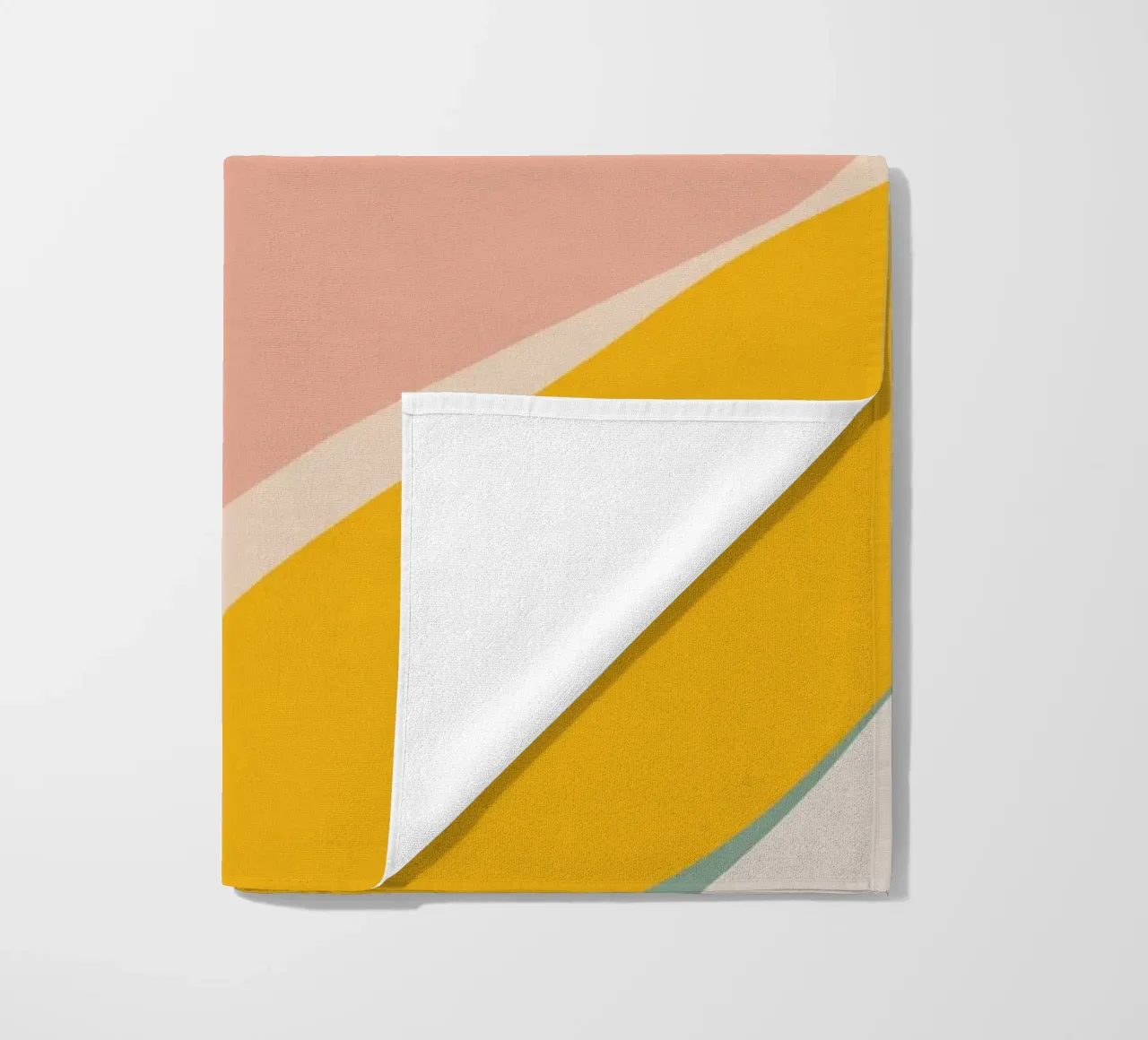 Visuele rust strandhanddoek van HicksShop