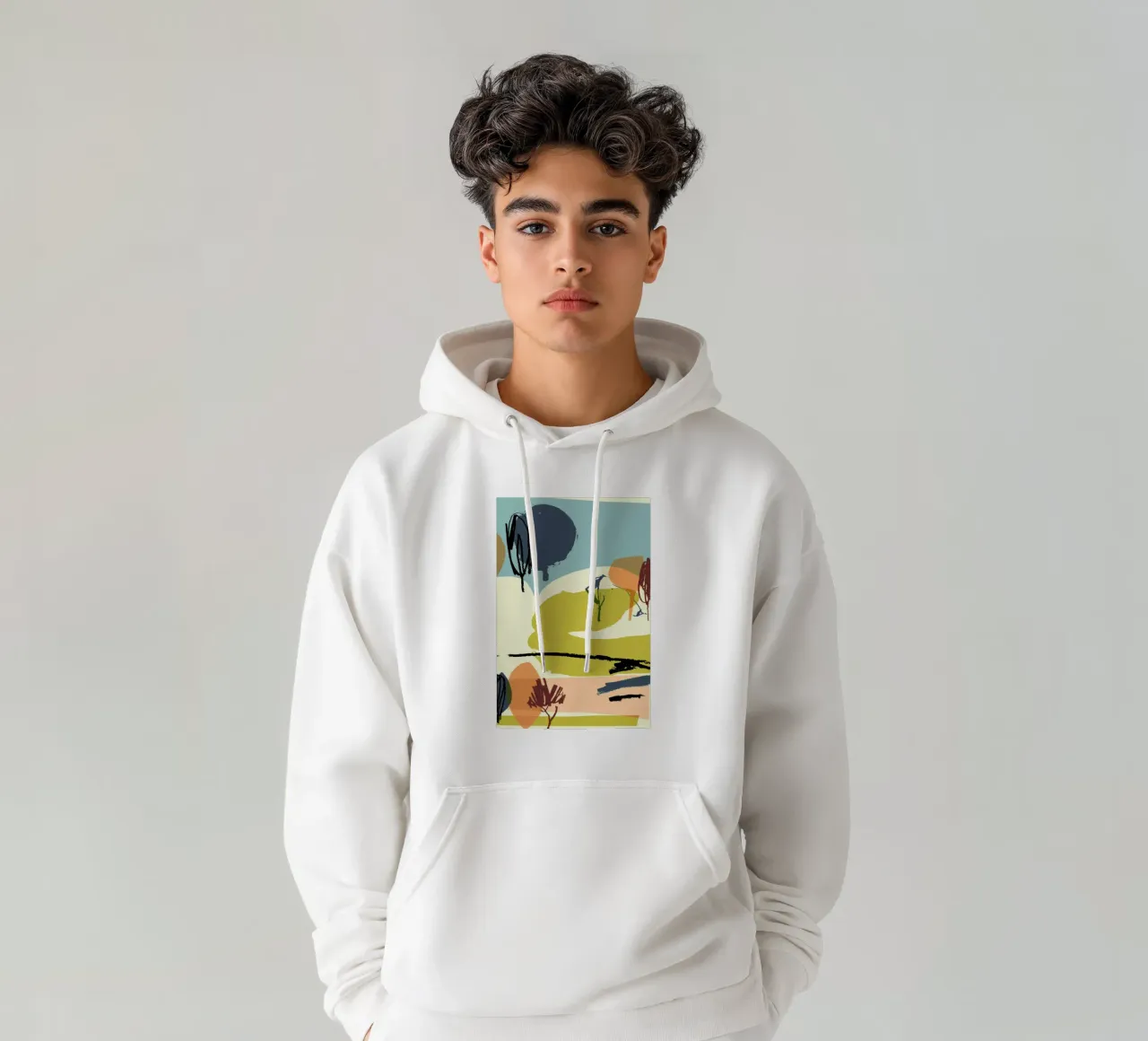 View From The Train felpa con cappuccio da Stars Above Us