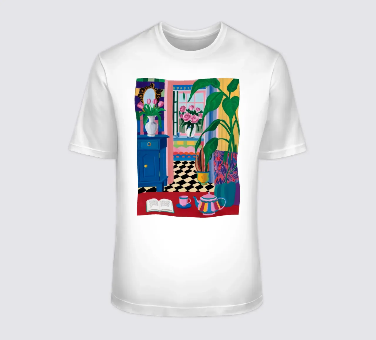 Gioia d'interni verdeggiante t-shirt da Haven Mirage