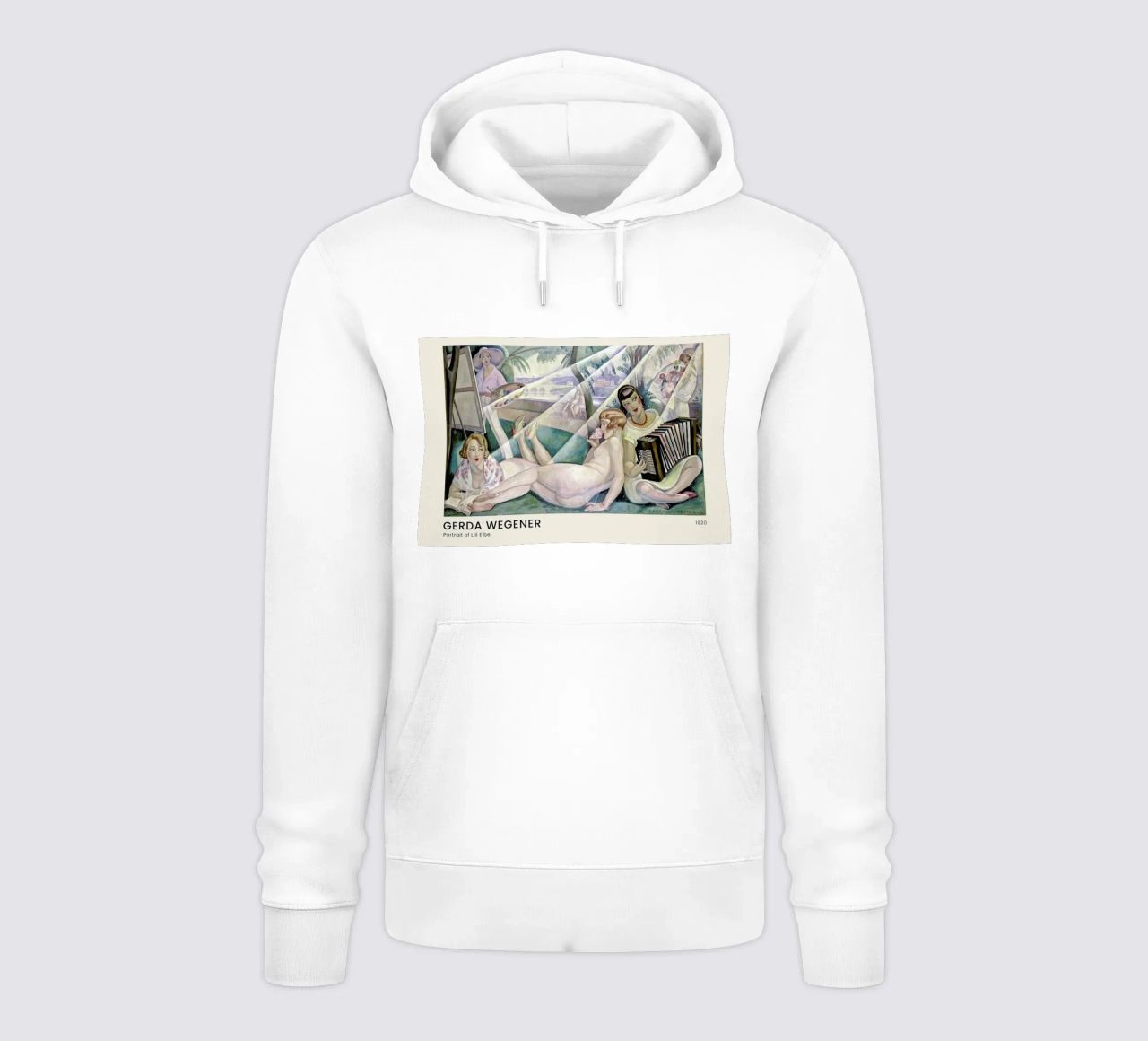 Gerda Wegener - A Summer's Day II felpa con cappuccio da Vintage by JUNIQE