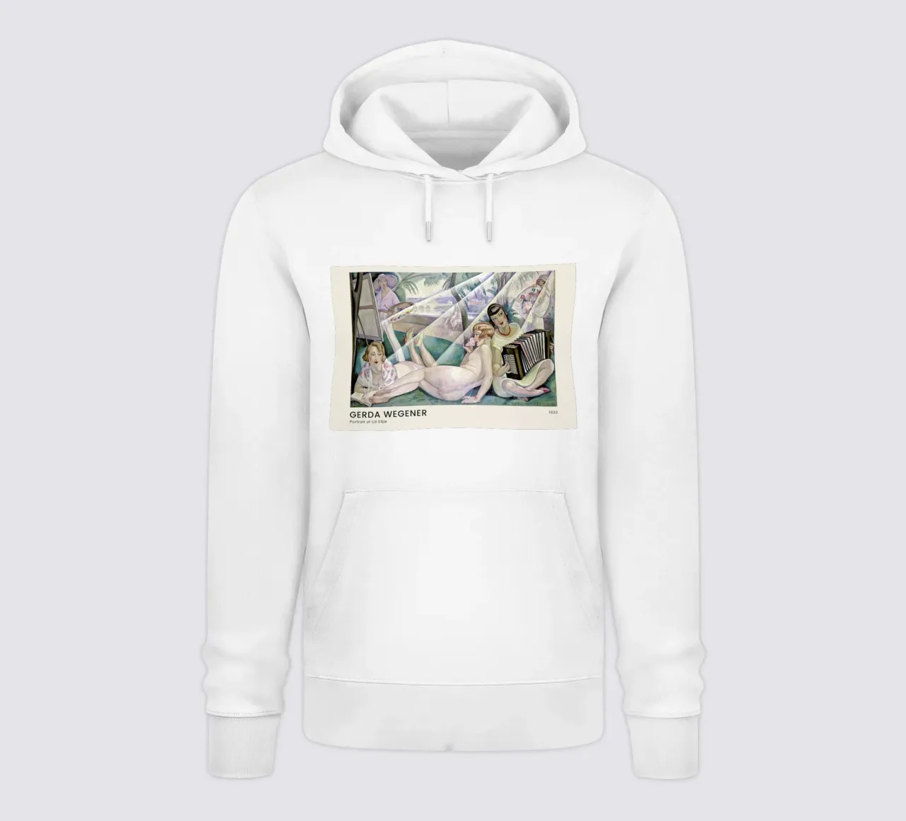 Gerda Wegener - A Summer's Day II felpa con cappuccio da Vintage by JUNIQE