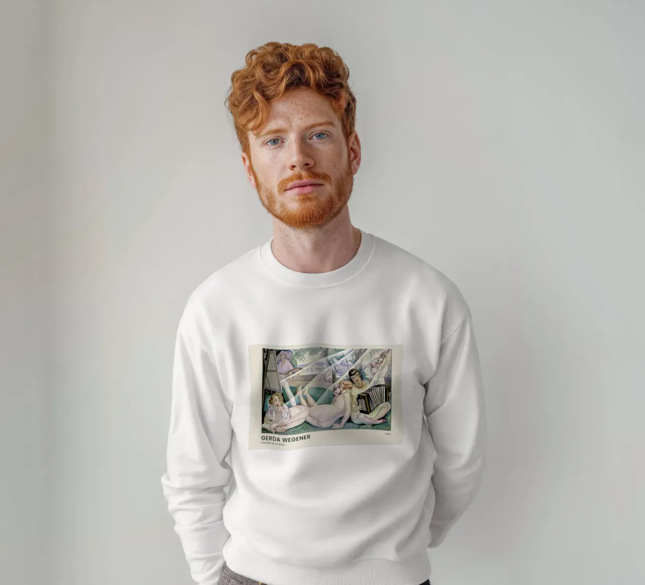 Gerda Wegener - A Summer's Day II sweatshirt by Vintage by JUNIQE