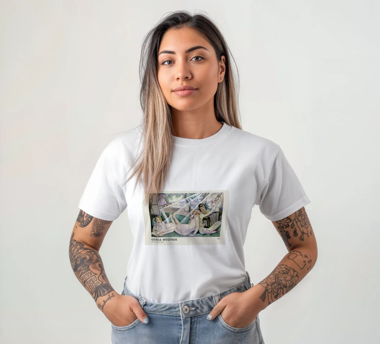 Gerda Wegener - A Summer's Day II t-shirt da Vintage by JUNIQE