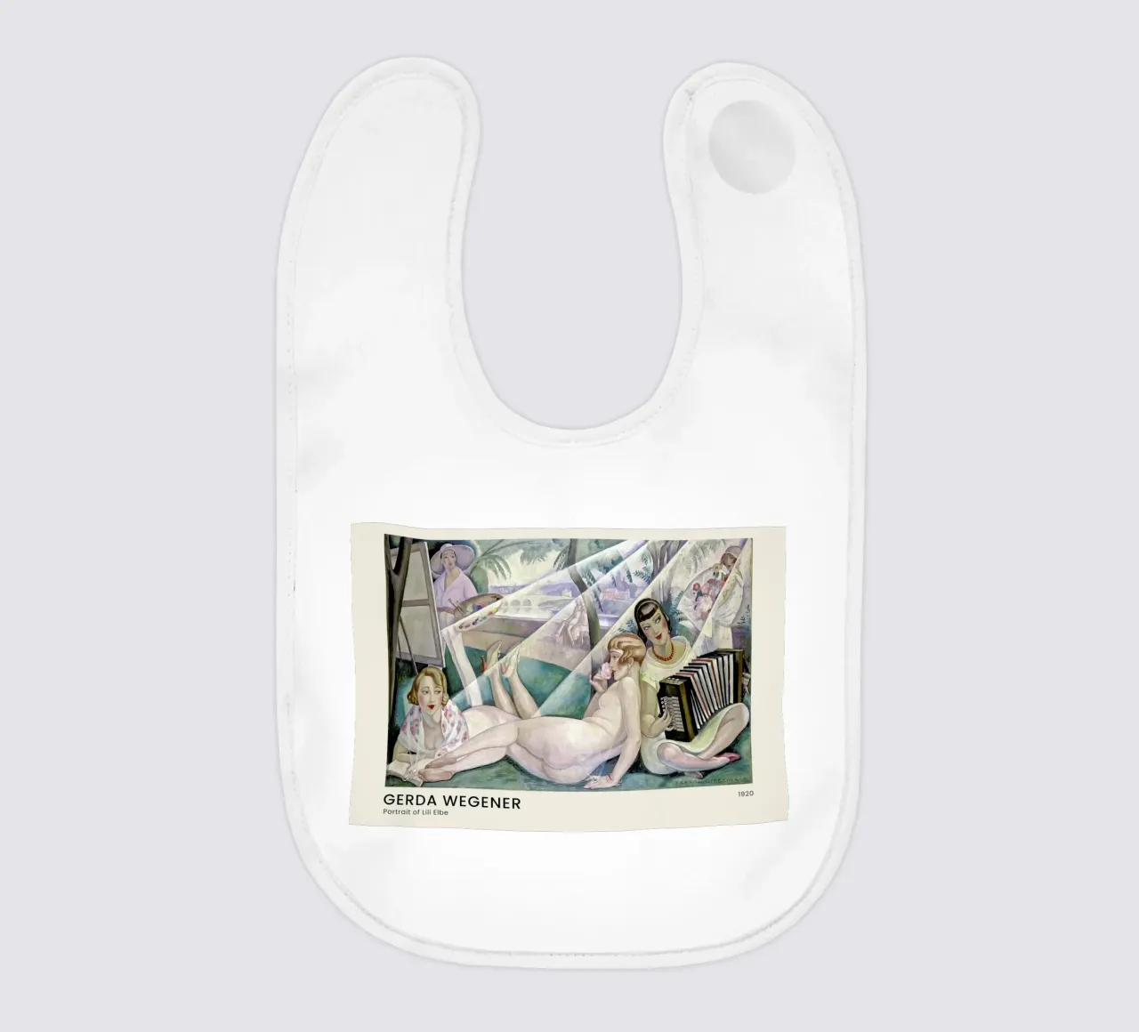Gerda Wegener - A Summer's Day II Babylätzchen von Vintage by JUNIQE