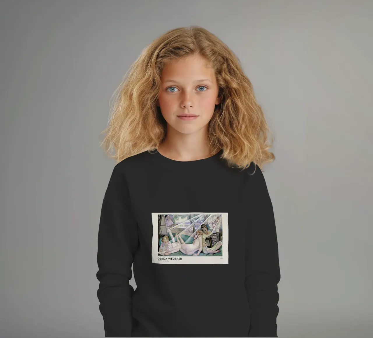 Gerda Wegener - A Summer's Day II felpa bambino da Vintage by JUNIQE