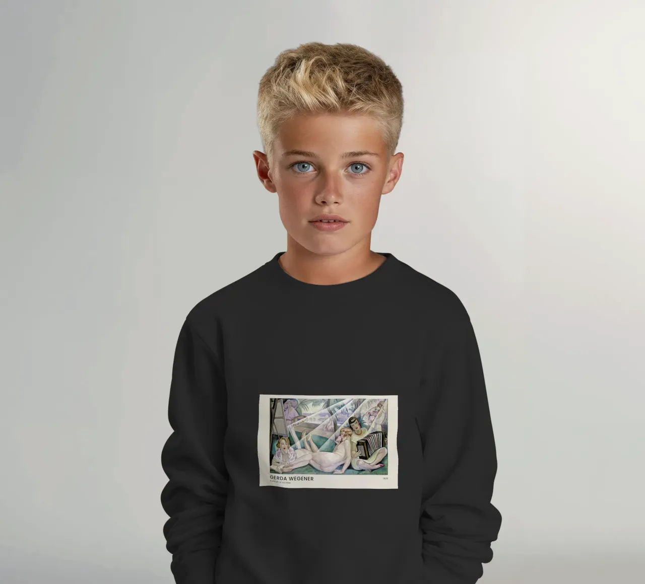 Gerda Wegener - A Summer's Day II felpa bambino da Vintage by JUNIQE