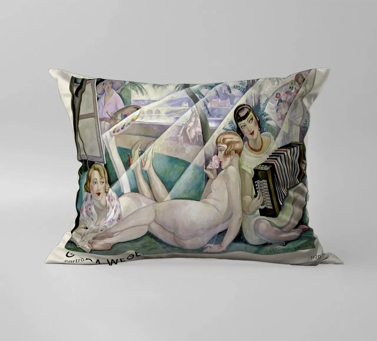 Gerda Wegener - A Summer's Day II cojín de Vintage by JUNIQE