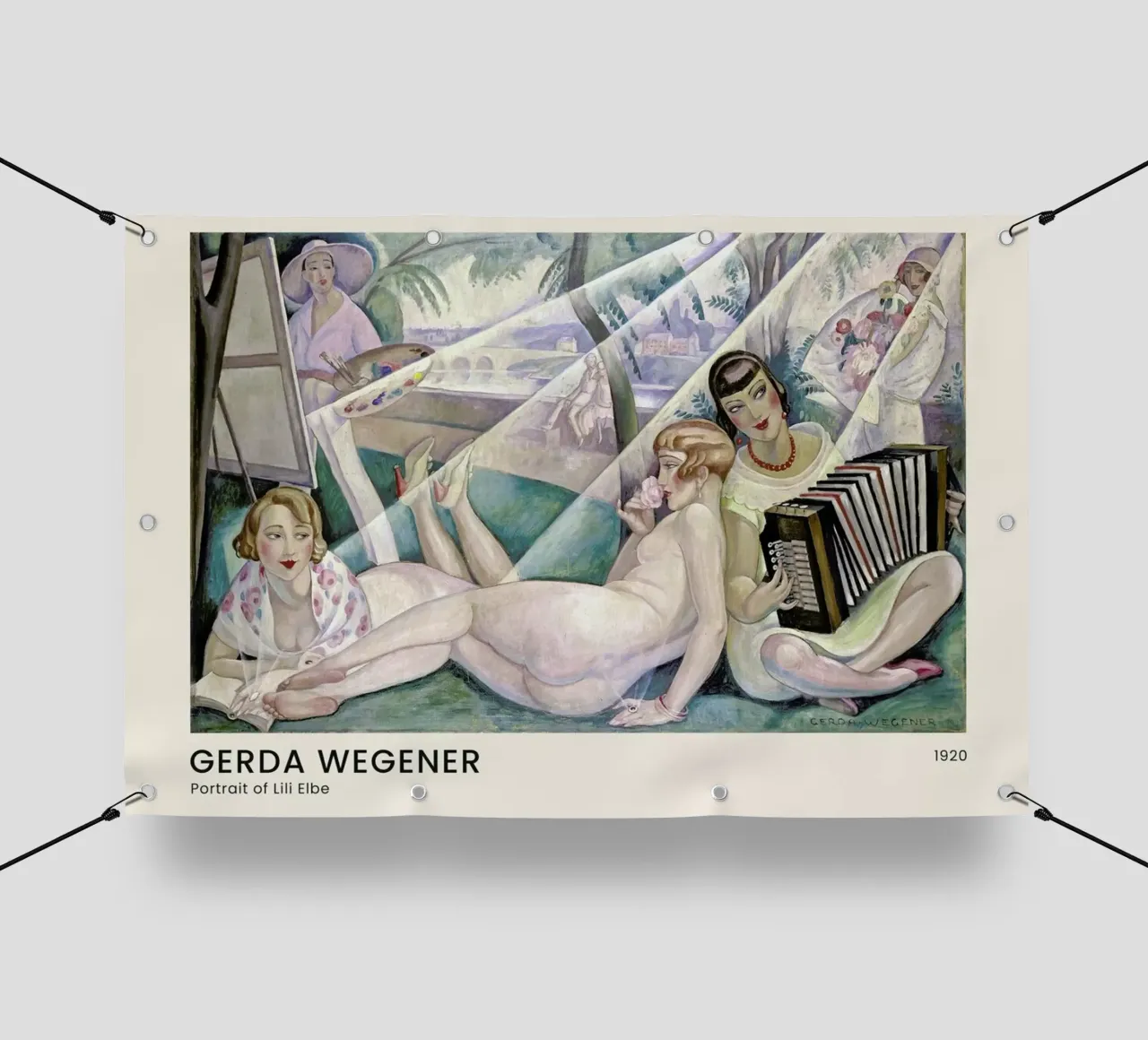 Gerda Wegener - A Summer's Day II telo in pvc da Vintage by JUNIQE