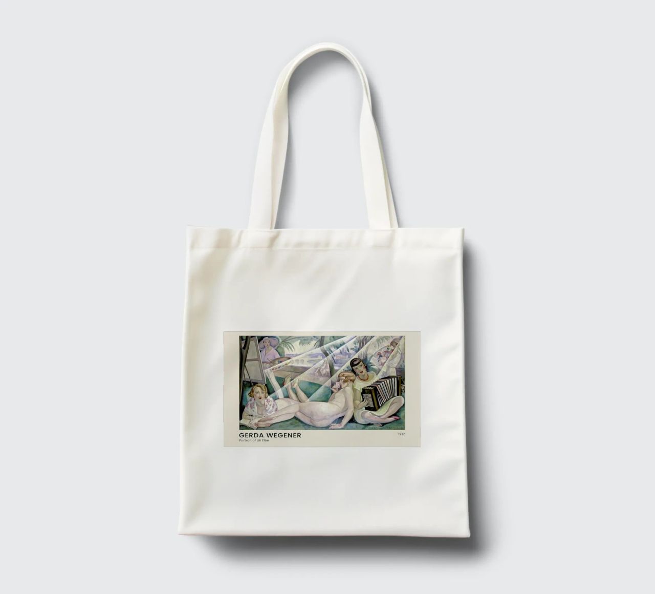 Gerda Wegener - A Summer's Day II borsa in juta da Vintage by JUNIQE
