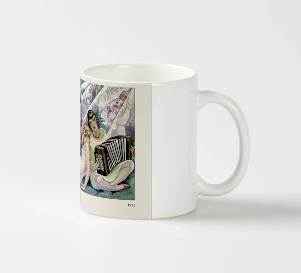 Gerda Wegener - A Summer's Day II mug en céramique de Vintage by JUNIQE