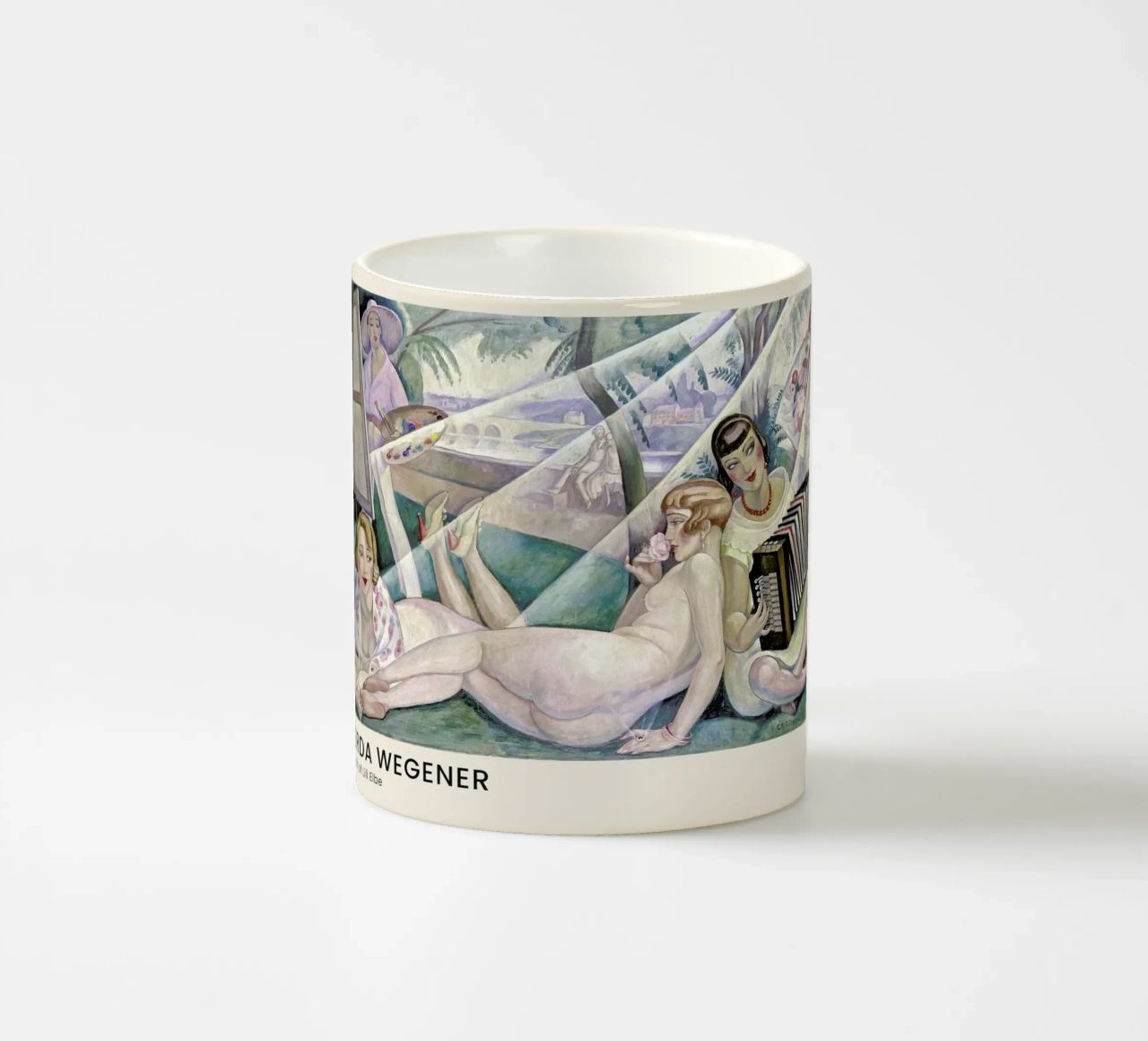 Gerda Wegener - A Summer's Day II tazza in ceramica da Vintage by JUNIQE