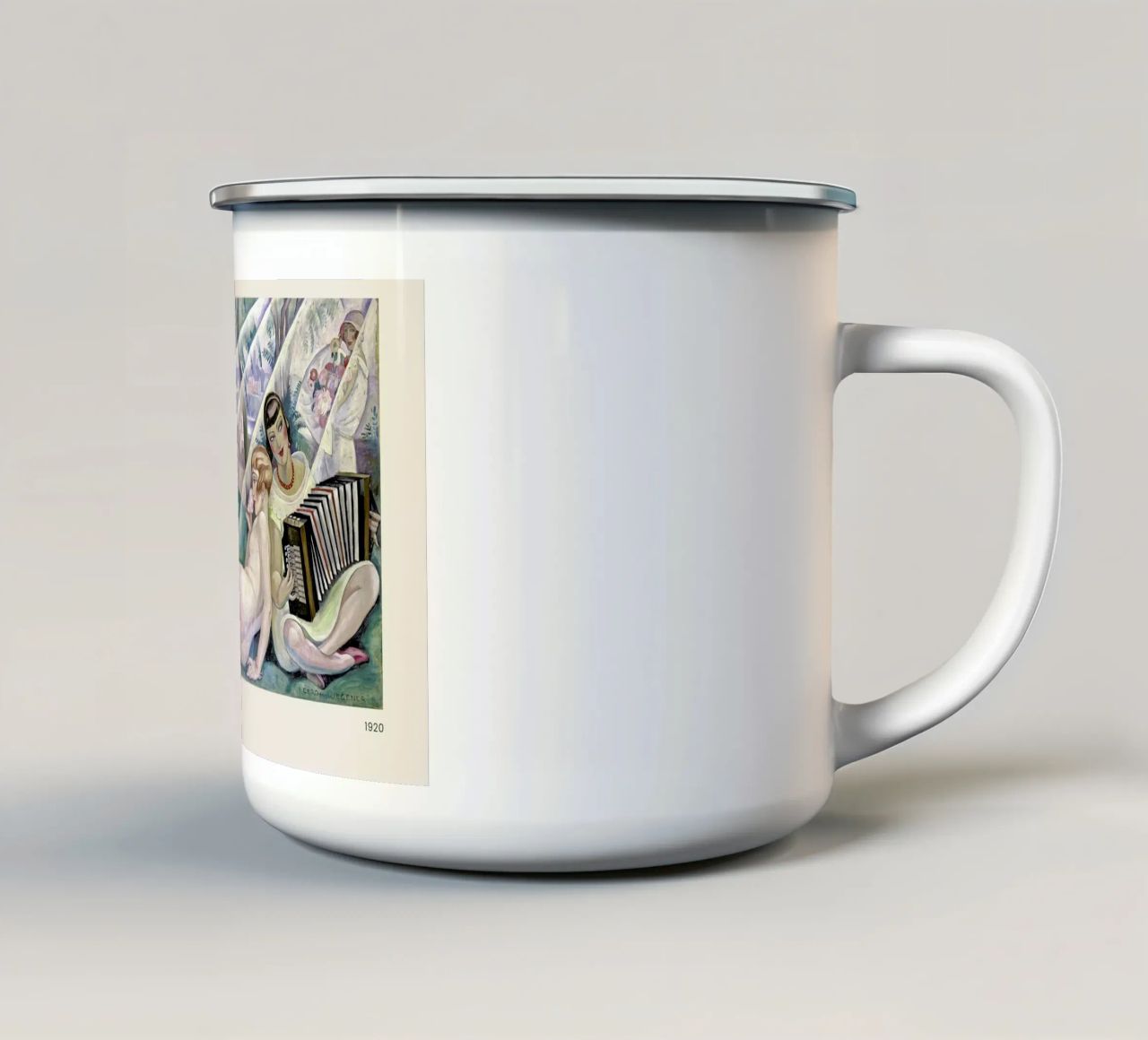 Gerda Wegener - A Summer's Day II tazza in smalto da Vintage by JUNIQE