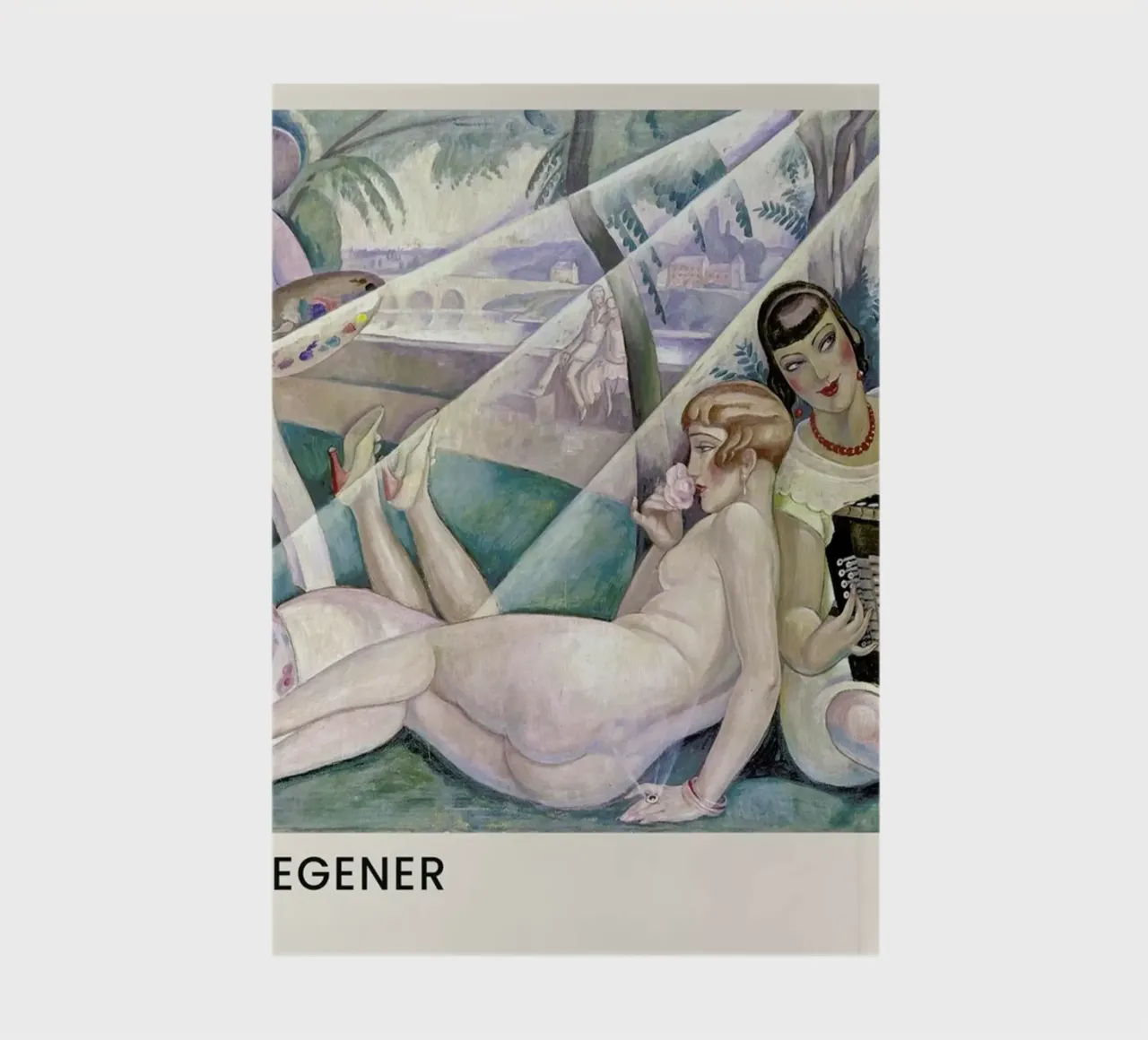Gerda Wegener - A Summer's Day II notebook by Vintage by JUNIQE