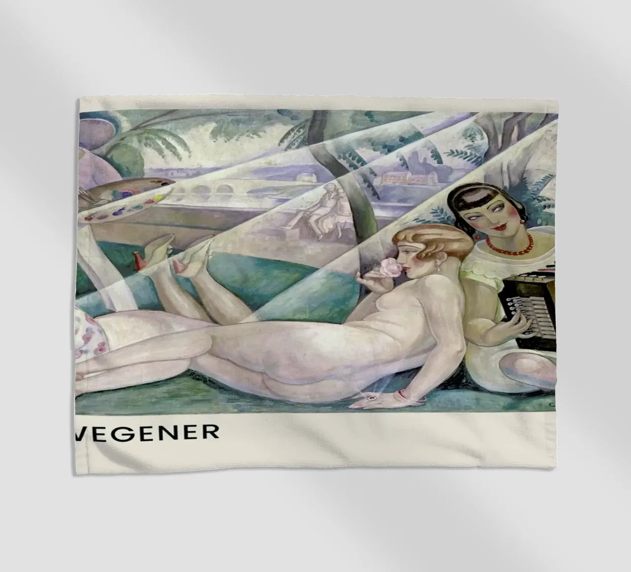 Gerda Wegener - A Summer's Day II telo mare da Vintage by JUNIQE