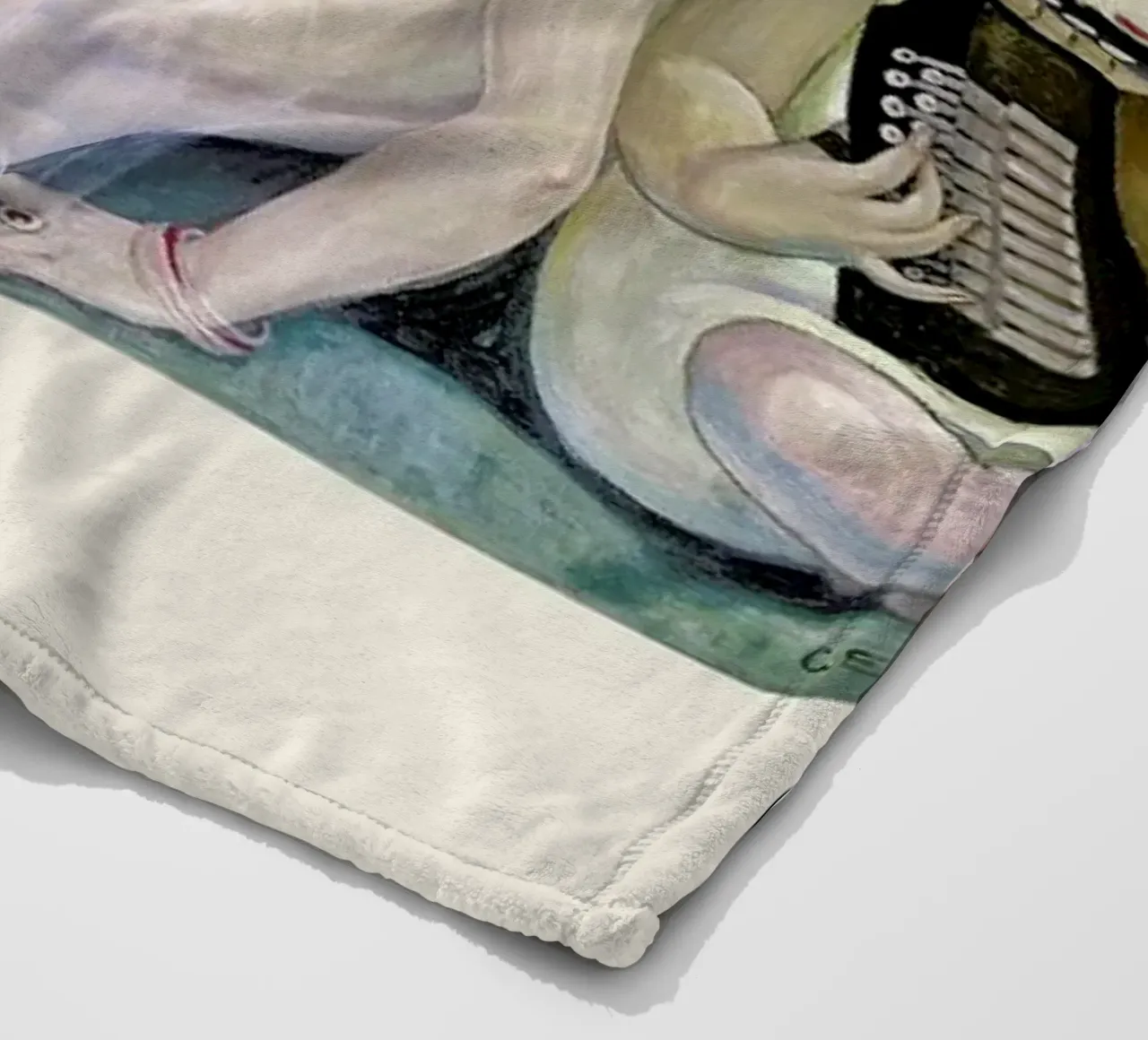 Gerda Wegener - A Summer's Day II coperta in pile da Vintage by JUNIQE