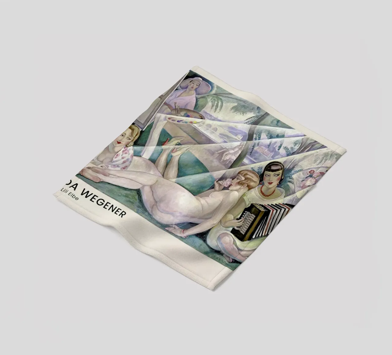 Gerda Wegener - A Summer's Day II coperta in pile da Vintage by JUNIQE