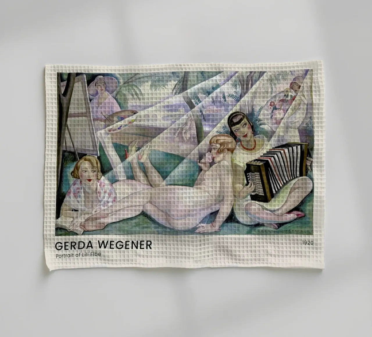 Gerda Wegener - A Summer's Day II canovaccio da cucina da Vintage by JUNIQE