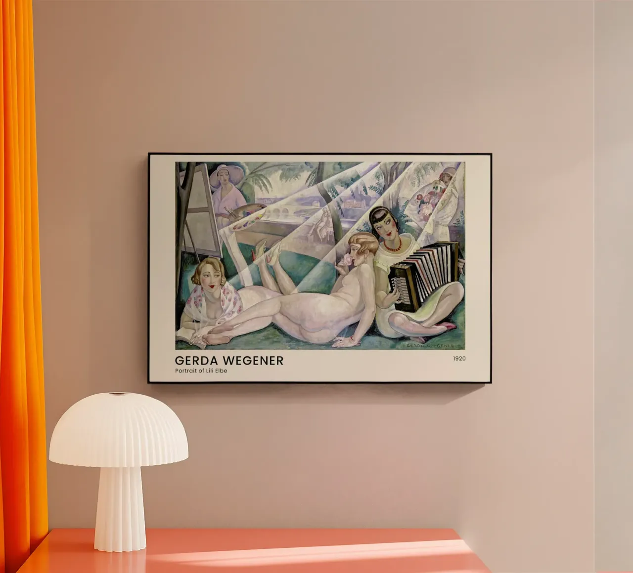 Gerda Wegener - A Summer's Day II plexiglass da Vintage by JUNIQE