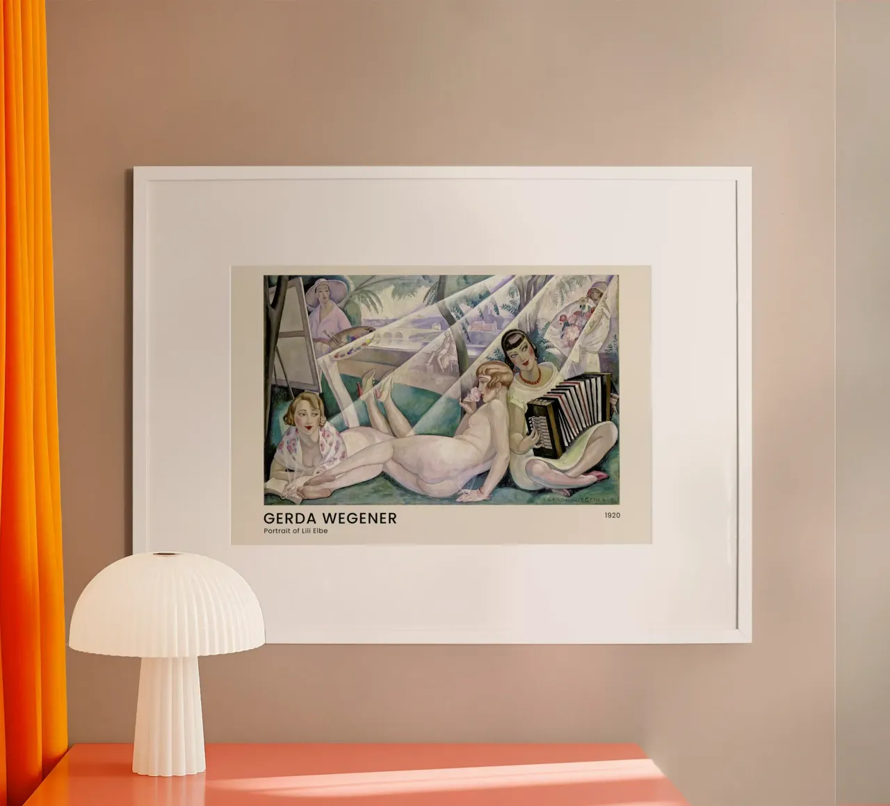 Gerda Wegener - A Summer's Day II carta hahnemühle da Vintage by JUNIQE