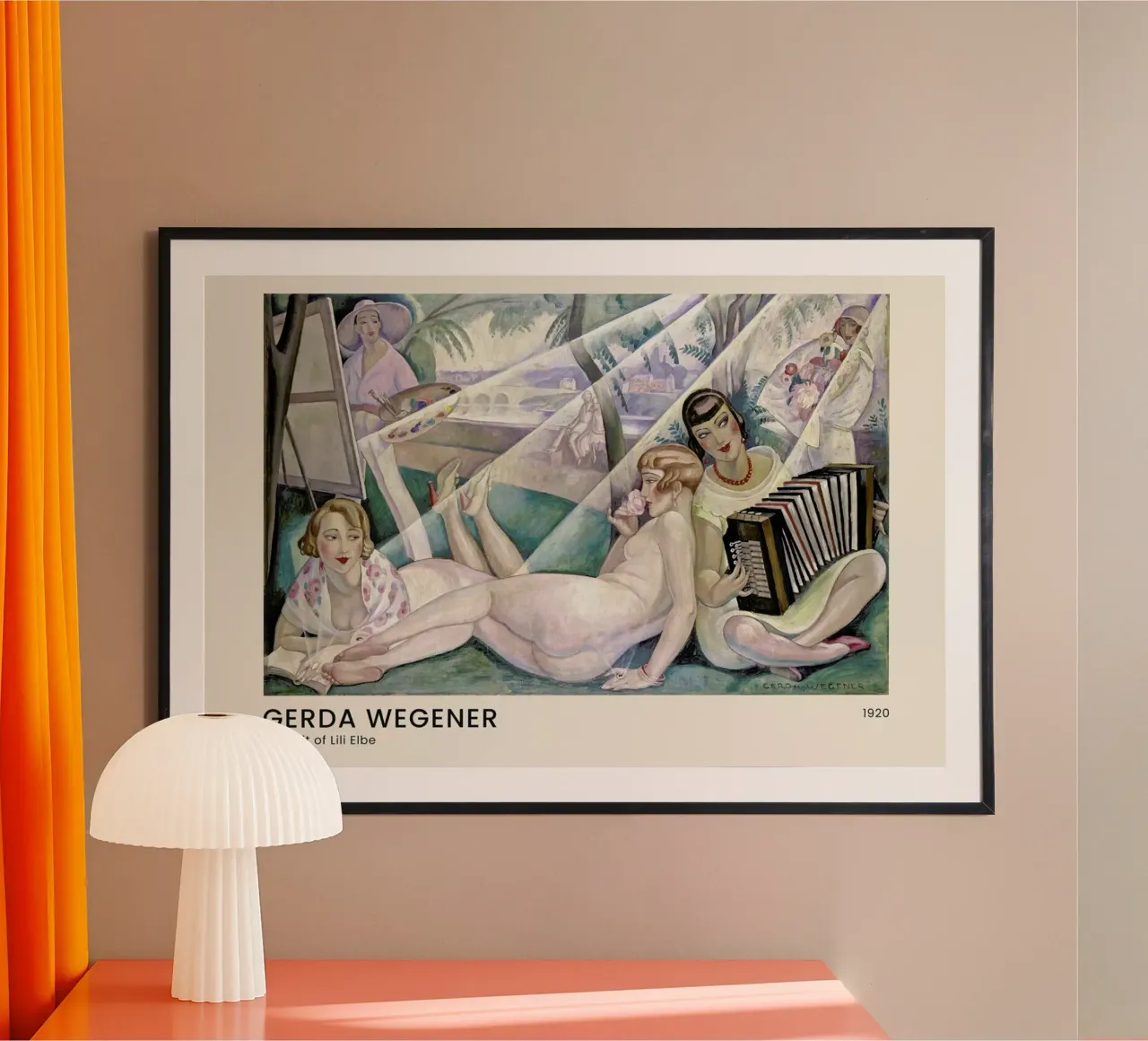 Gerda Wegener - A Summer's Day II carta hahnemühle da Vintage by JUNIQE