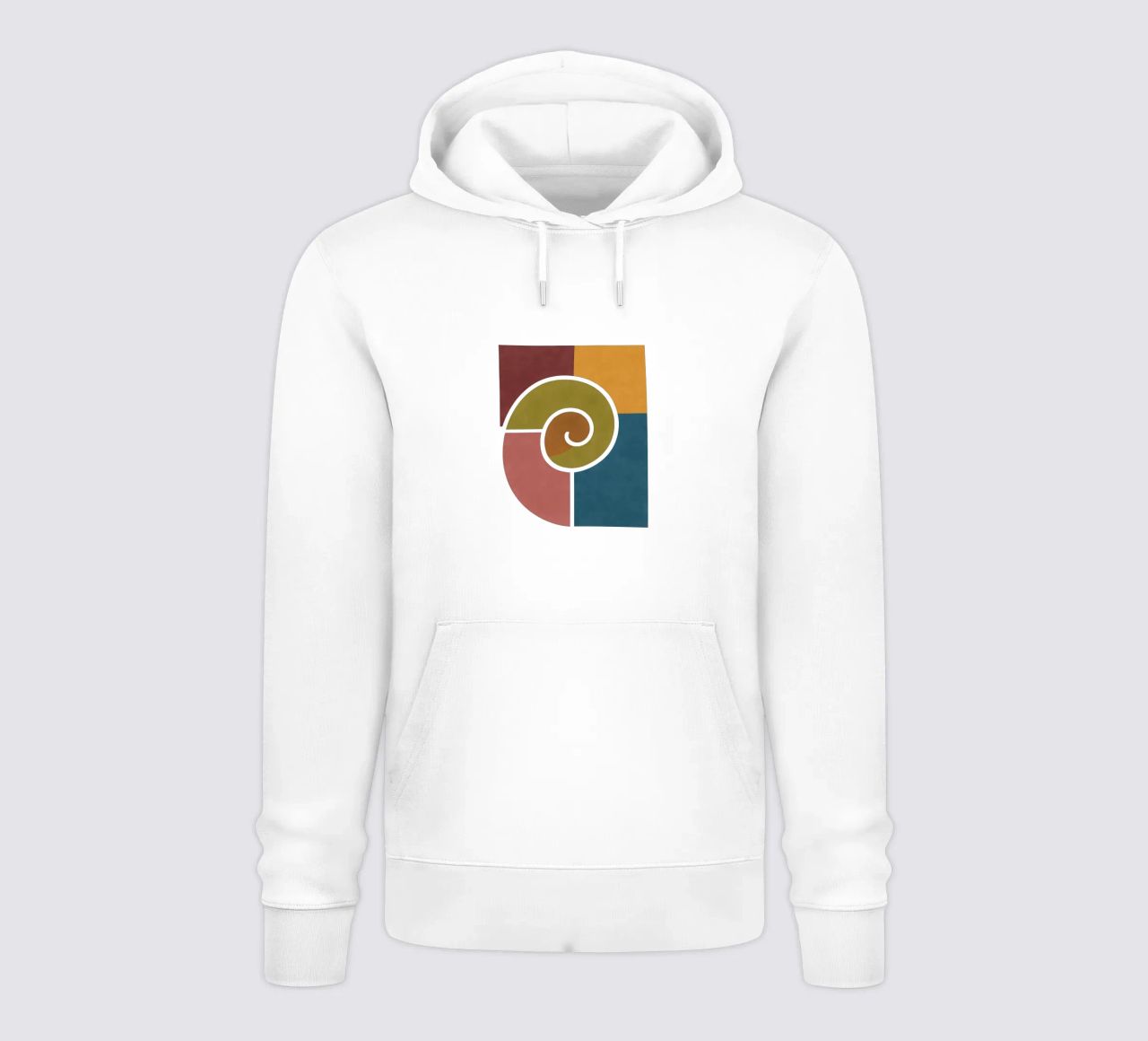 Forme geometriche di lumache felpa con cappuccio da HicksShop