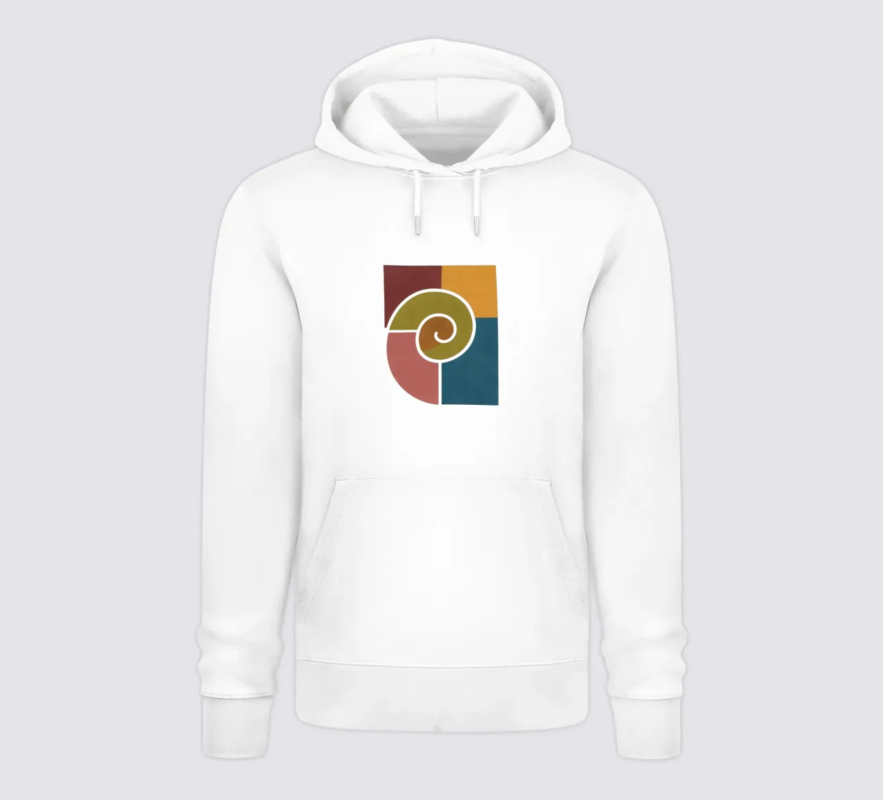 Geometrische Schneckenformen Hoodie von HicksShop