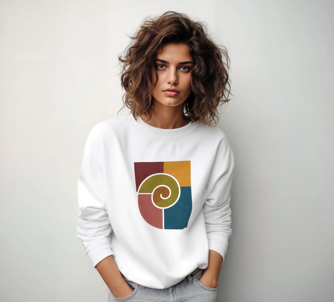 Forme geometriche di lumache felpa da HicksShop