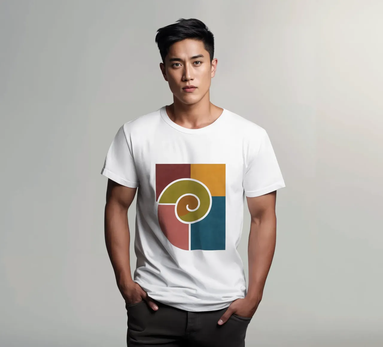 Forme geometriche di lumache t-shirt da HicksShop