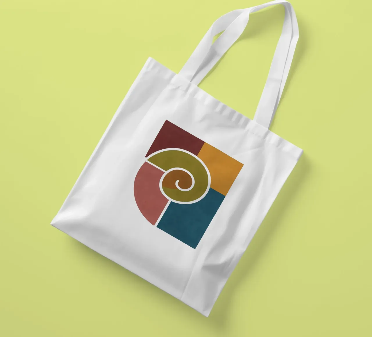 Forme geometriche di lumache borsa in juta da HicksShop