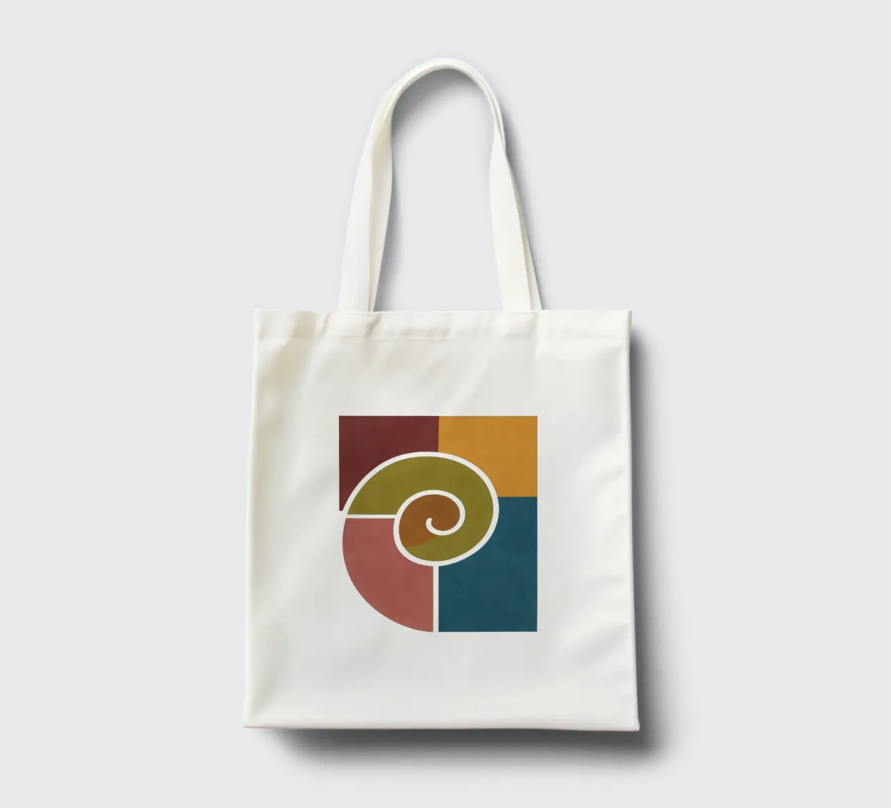 Forme geometriche di lumache borsa in juta da HicksShop