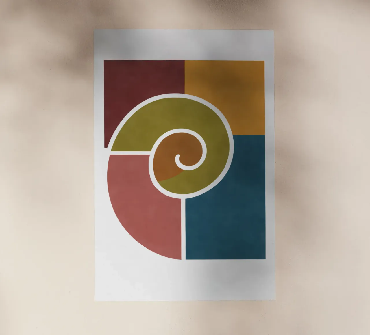 Forme geometriche di lumache pellicola backlit da HicksShop