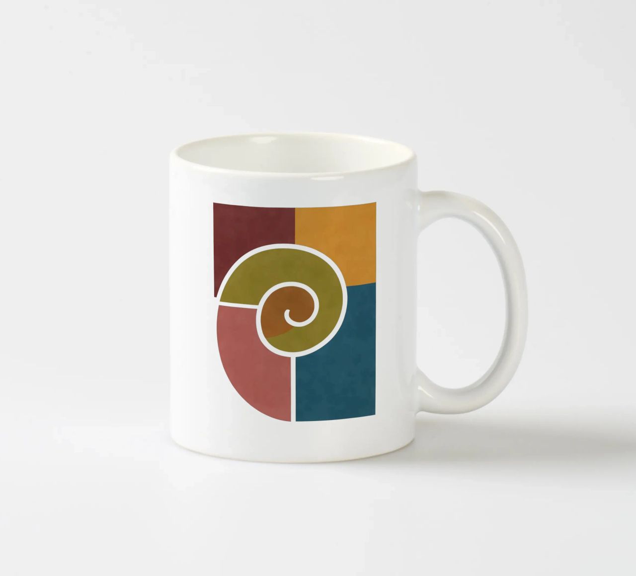 Forme geometriche di lumache tazza in ceramica da HicksShop