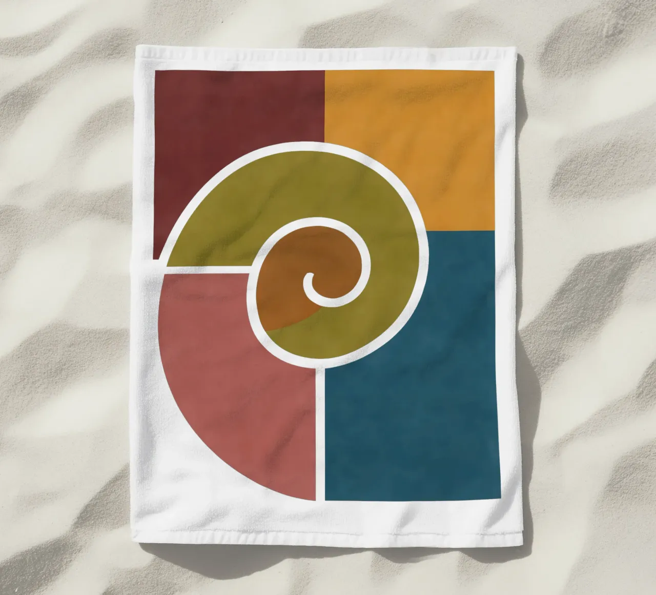 Forme geometriche di lumache telo mare da HicksShop