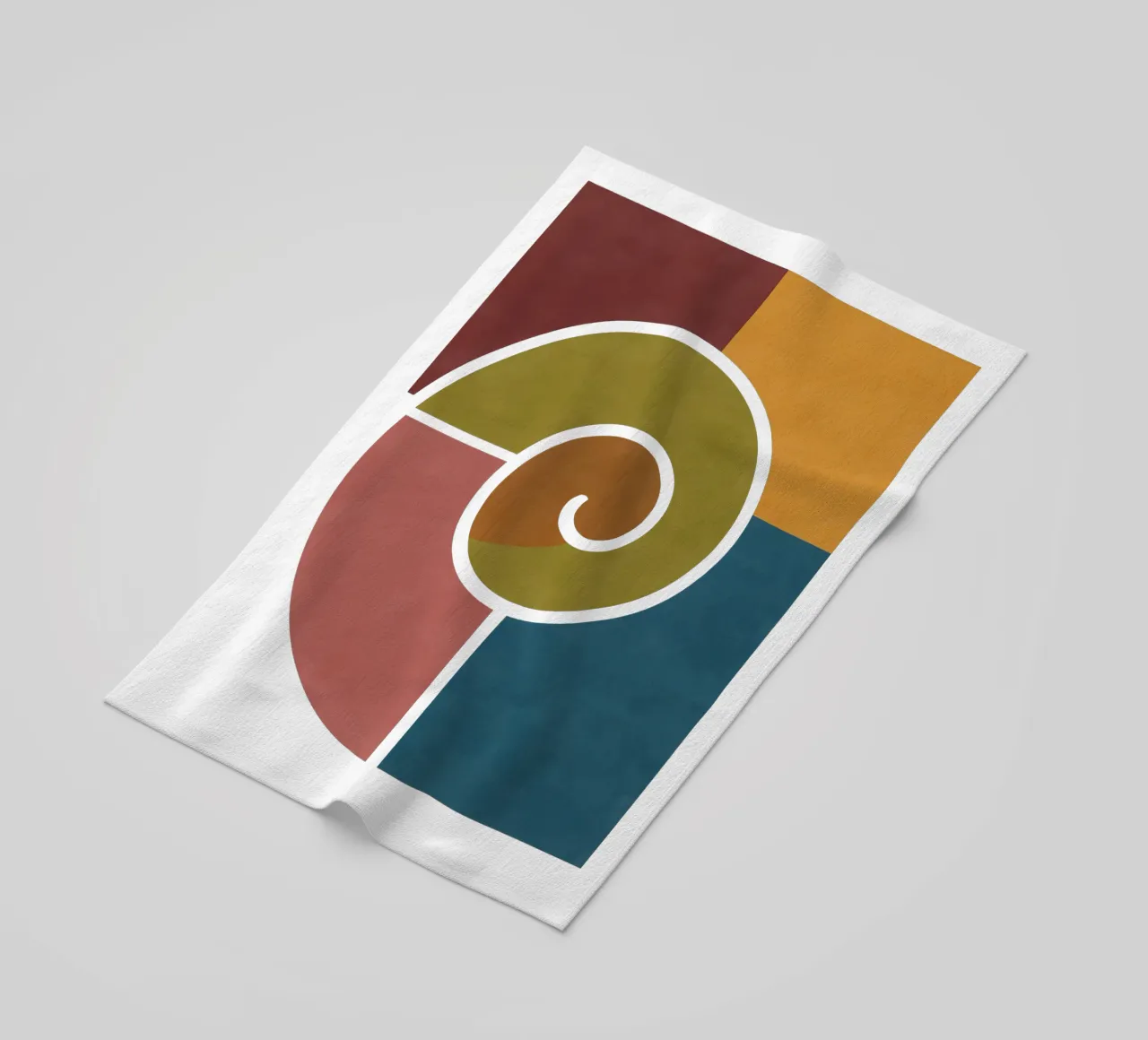 Forme geometriche di lumache telo mare da HicksShop