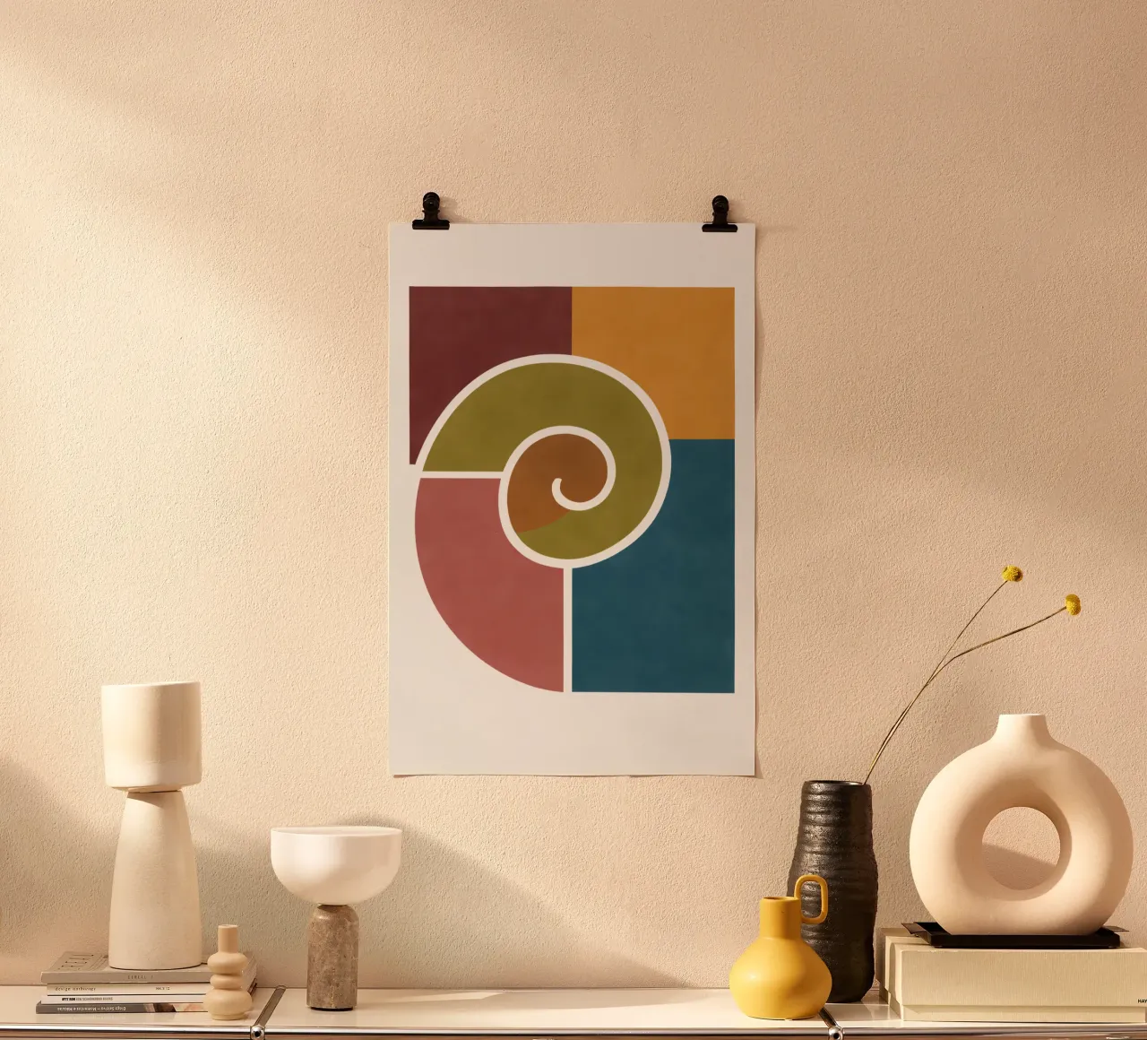 Forme geometriche di lumache carta hahnemühle da HicksShop