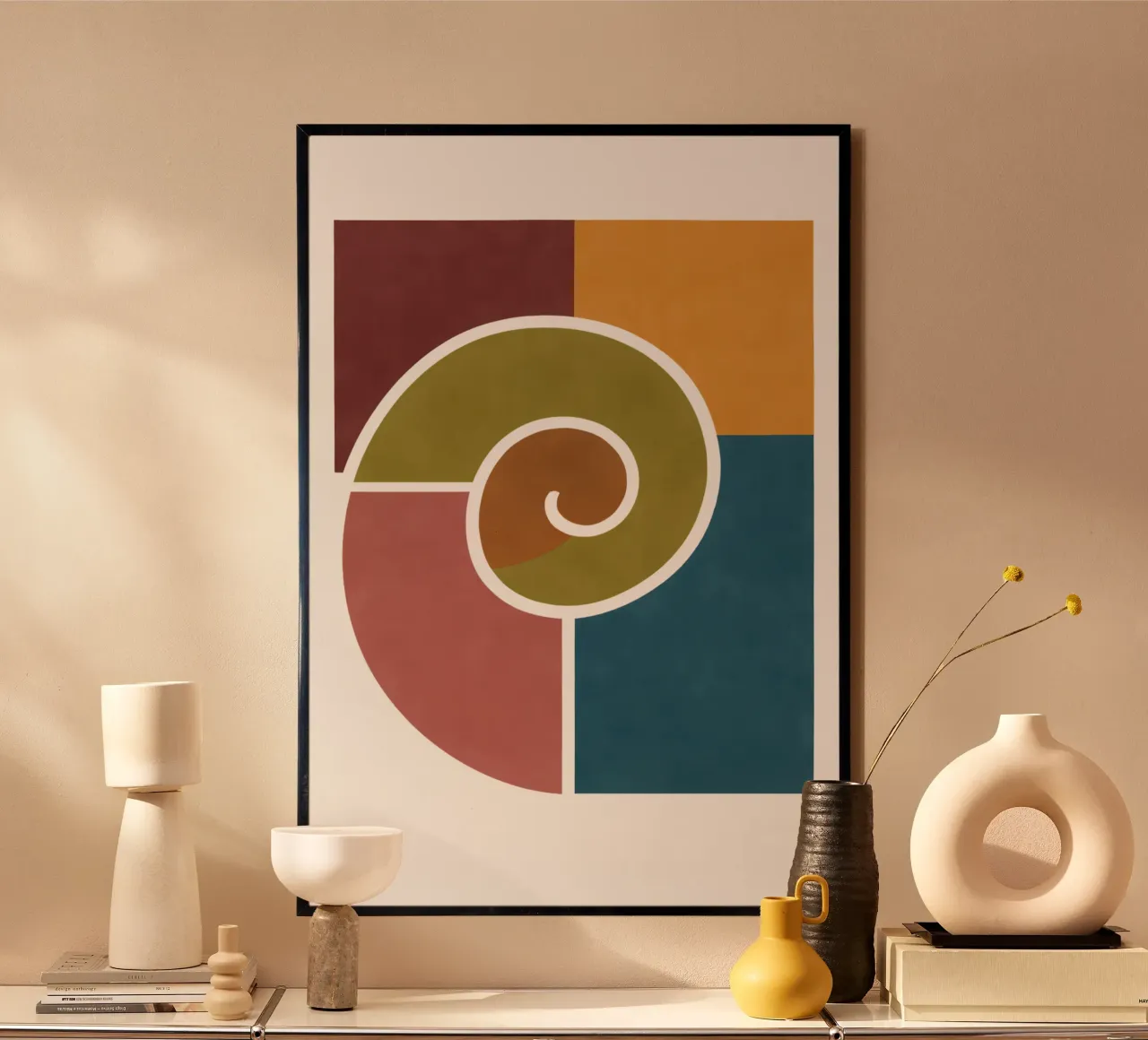 Forme geometriche di lumache carta hahnemühle da HicksShop