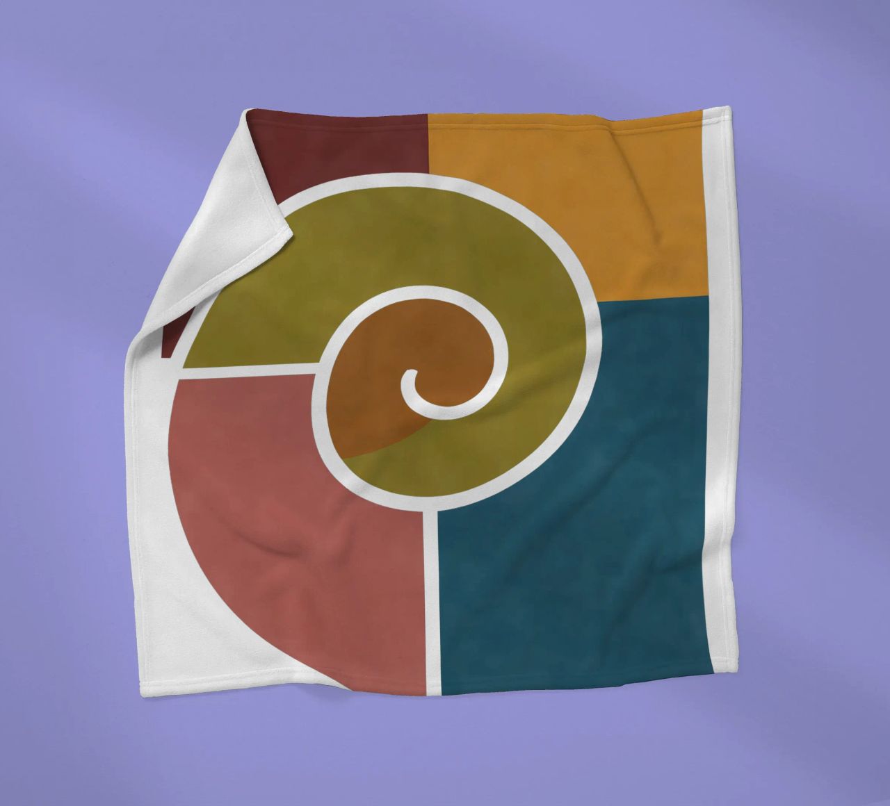 Forme geometriche di lumache coperta in pile da HicksShop